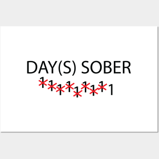 Days Sober Posters and Art